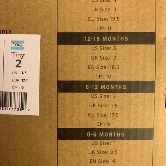 TOMS Alpargata Chambray Crib Shoe - Picture 5 of 8